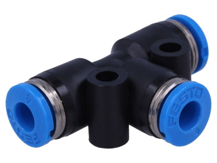 Conector push-in T 4 mm, PBT