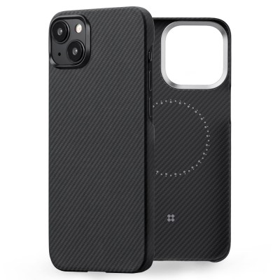 Husa iPhone 15 Plus Edizard Air MagSafe Case, negru foto