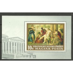 Ungaria 1968 - Pictura, V, nuduri, colita neuzata