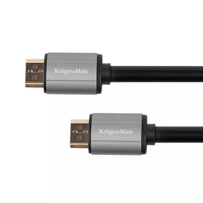 Cablu HDMI - HDMI 1m V2.0 4K UHD 60Hz Basic KRUGER&amp;amp;MATZ foto