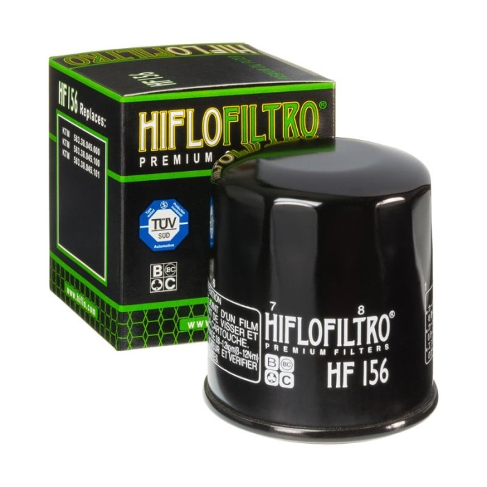 Filtru Ulei HF156 Hiflofiltro KTM 583.38.045.000 , 583.38.045.100 , 583.38.045.1... Cod Produs: MX_NEW HF156PE