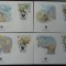 URSS-WWF,FDC ursi polari-set complet