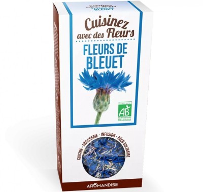 Flori de albastrele uz culinar bio, 15g, Aromandise foto