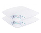 Cumpara ieftin Set 2 Perne Medicinale Hipoalergenice Somnart 70x70cm, HypoallergenicMed, matlasate, lavabile la 95 de grade, fermitate medie spre tare Relax KipRoom