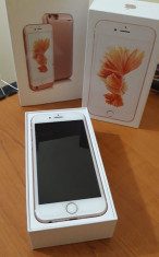 IPhone 6s, Rose Gold, 64GB + PowerCase 10000 mAh,NEVERLOCKED+accesorii foto