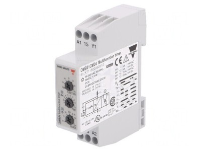 Timer SPDT 0,1s-100h Ualim 24-240VAC IP20 DMB51CM24 foto