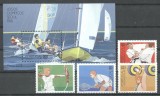 Portugalia 1988 - Jocurile Olimpice, sport, serie si colita neuzata