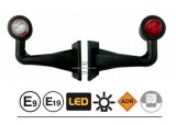 2 x Lampi de marcare laterale pentru Remorca LED E9 12v 24v