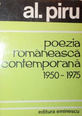 POEZIA ROMANEASCA CONTEMPORANA 1950 - 1975 foto