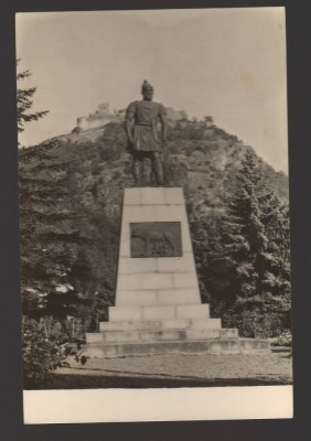 CPIB 19573 CARTE POSTALA - DEVA, STATUIA LUI DECEBAL, RPR, 1958 foto
