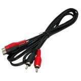 Cablu 2xRCA tata-2xRCA mama, 1.5m, BQ CABLE, BQC-2RP2RS-0150, T108922