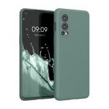 Husa pentru OnePlus Nord 2 5G, Silicon, Verde, 56070.166, kwmobile