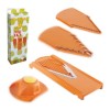 Răzătoare Multifuncțională Legume Fructe Original V 5in1 As Seen On TV, Feliator Profesional, Cuburi, Julienne, Siguranță