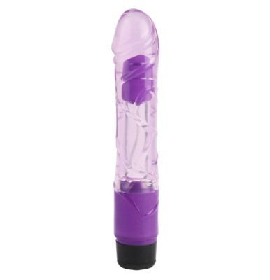 Vibrator Realistic Vibe, Multispeed, TPR, Violet, 22.8 cm foto