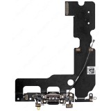 Flex Incarcare iPhone 7 Plus Negru, Mufa Alimentare, Banda Flex Conector Dock, Reparatie Incarcare