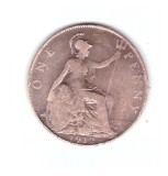 Moneda Marea Britanie 1 penny 1912, stare relativ buna, curata