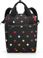 Rucsac Reisenthel Allrounder R, 25 x 40 x 17 cm, 12 litri, print cu buline - SECOND