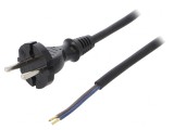 Cablu Alimentare 2x1mm&sup2; 4m Negru 16A