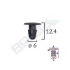 Clips Fixare Toyota Lexus 6x12.4mm Negru, Set 10 Bucati