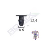 Clips Fixare Pentru Toyota/Lexus 6X12.4Mm - Negru Set 10 Buc 139656 B22146-RMX