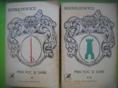 HOPCT PRIN FOC SI SABIE /SIENKIEWICZ -2 VOL EDIT C ROMANEASCA 1973-904 PAGINI