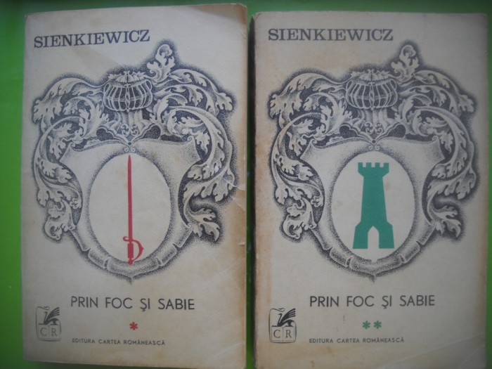 HOPCT PRIN FOC SI SABIE /SIENKIEWICZ -2 VOL EDIT C ROMANEASCA 1973-904 PAGINI