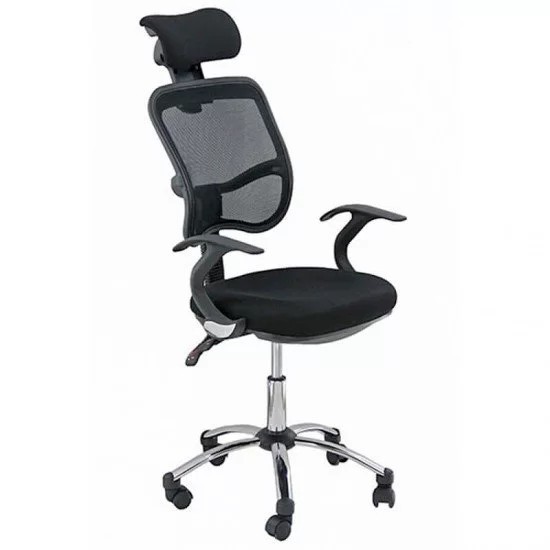 SCAUNE ERGONOMICE BIROU OFF 704 NEGRU