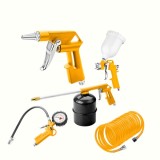 Cumpara ieftin Set accesorii aer comprimat, 5 piese, cupla rapida, AirXT, Tolsen