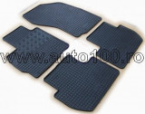 Covorase Cauciuc Auto Peugeot 4007 (2007-2012) Rigum, Dedicate, Fara Miros, Margine Protectie