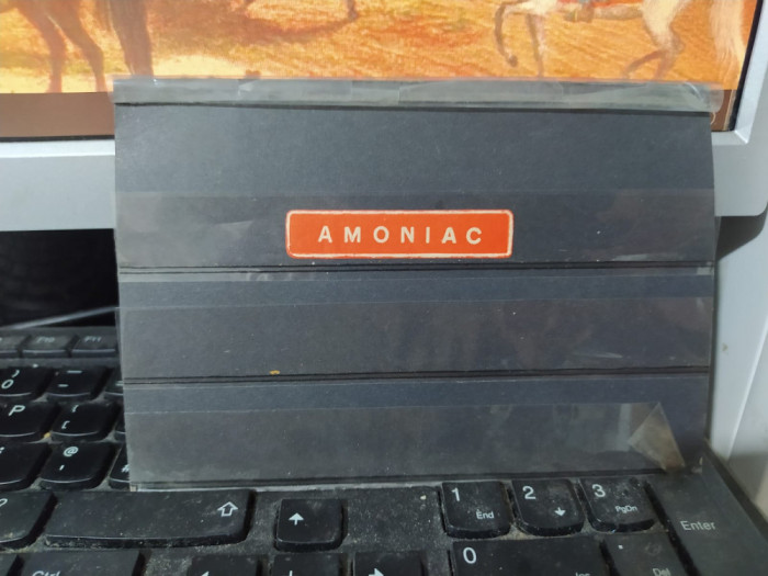 Etichetă Amoniac, 1945, Farmacia Ortansa, Buc. bul. col. Mihail Ghika nr. 53 082