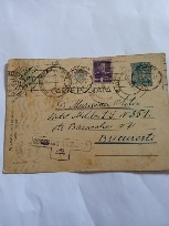 Carte Poștală București - Mehedinți Cenzurat București 593 1 foto