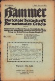 HST Z278 Revista protonazistă Hammer 451/1921