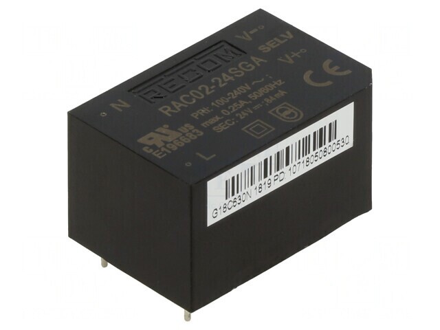 Convertor AC/DC 2W 24V 83mA