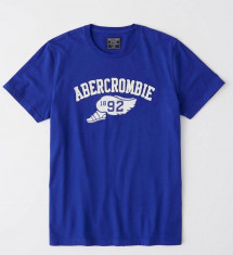 Tricou Abercrombie &amp;amp; Fitch albastru mas L-Reducere finala!! foto
