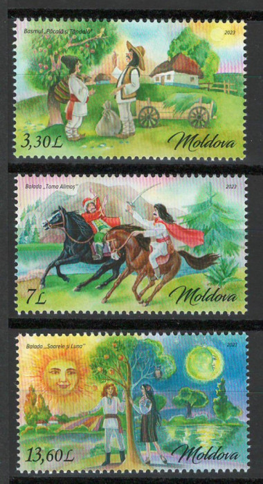 Moldova 2023 Mi MNH - Capodopere ale folclorului romanesc
