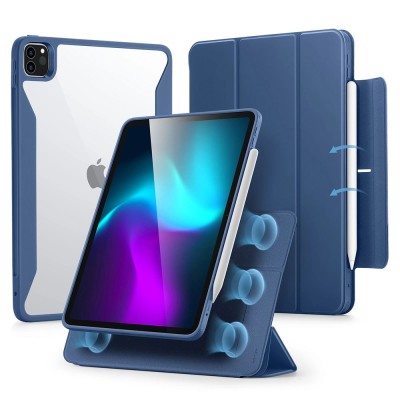 Husa iPad Pro 11 (2024) ESR Rebound Hybrid, albastru foto