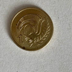 Moneda 1 CENT - 1 sent - Cipru - Grecia - 1991 - KM 53.3 (129)