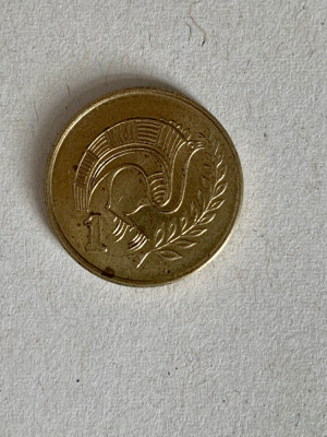 Moneda 1 CENT - 1 sent - Cipru - Grecia - 1991 - KM 53.3 (129) foto