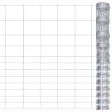 vidaXL Gard de grădină, argintiu, 50x1,5 m, oțel galvanizat