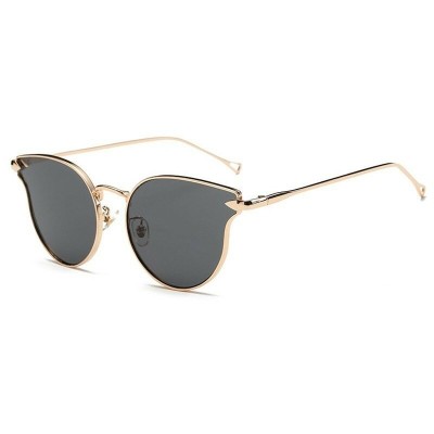 Ochelari Soare Dama - CAT EYE DESIGN - Rama Metal , Protectie UV 100% -Model 1 foto
