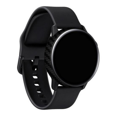 Folie Skin Pentru Samsung Galaxy Watch Active 2019 (2 Buc) - ApcGsm Wraps Carbon Black foto