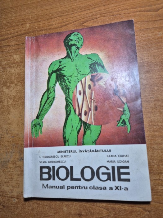 manual de biologie - pentru clasa a 11-a - din anul 1997
