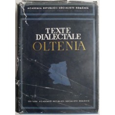 Texte dialectale Oltenia &ndash; Cornelia Cohut (supracoperta putin uzata)