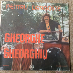 gheorghe gheorghiu pentru dragoste disc vinyl lp muzica pop folk rock EDE 03446