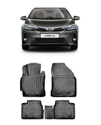 Set Covorase Auto Cauciuc Toyota Corolla Xi E170, E180 (2013-2018) foto