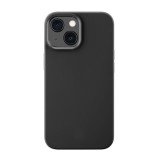 Husa silicon apple iphone 15, soft matt, protectie camera foto, negru