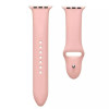 Curea compatibila Apple Watch 1/2/3/4, silicon, 38/40mm Roz Pink, Gonga