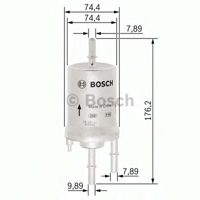 Filtru combustibil AUDI A6 (4F2, C6) (2004 - 2011) BOSCH F 026 403 003 foto