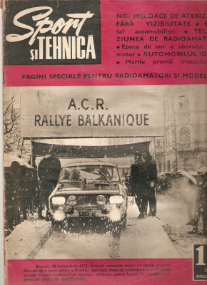 Revista SPORT si TEHNICA - NR 12 / 1972. foto