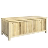 Outsunny Cutie de Depozitare pentru Exterior de 172 Litri, Ideală pentru Terasă, Design din Lemn, Rezistentă la Intemperii | Aosom Romania